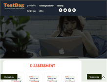 Tablet Screenshot of hindi.testbag.com
