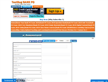 Tablet Screenshot of bankpo.testbag.com